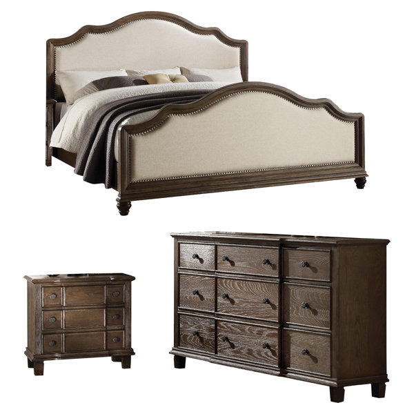 Kelly Clarkson Home Burgan Upholstered Standard Configurable Bedroom